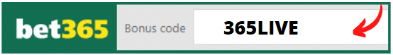 bet365 bonus code in Canada is 365live
